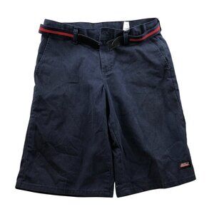 Dickies Mens Cargo Shorts Size 32 Classic Outdoors Casual Belted Navy Straight